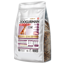 Полнорационный сухой корм для взрослых собак Zoogurman, Special line, Белая рыба с рисом/ White fish&Rice; 2,5 кг
